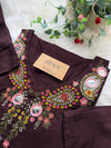✨ Pure Cotton Embroidered Mirror Work Kurti Set ✨
