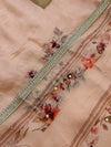 ✨ Premium Crepe Hand Detailed Unstitched Suit ✨
