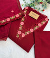 ✨ Pure Cotton Embroidered Kurti Set ✨