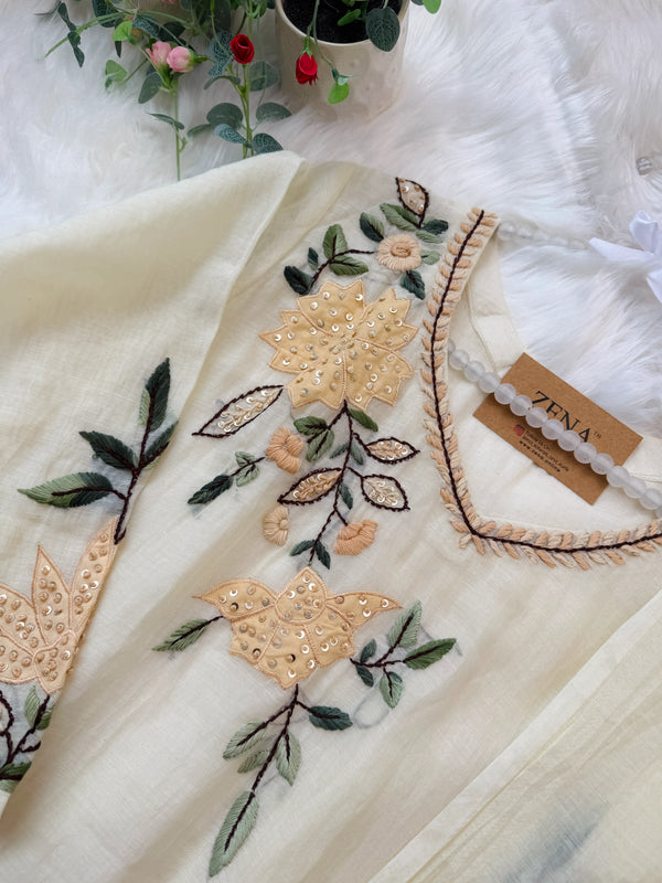 ✨ Pure Mul Chanderi Anarkali Set ✨