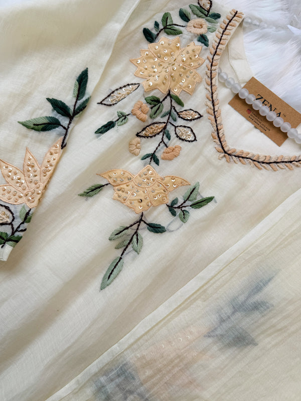 ✨ Pure Mul Chanderi Anarkali Set ✨
