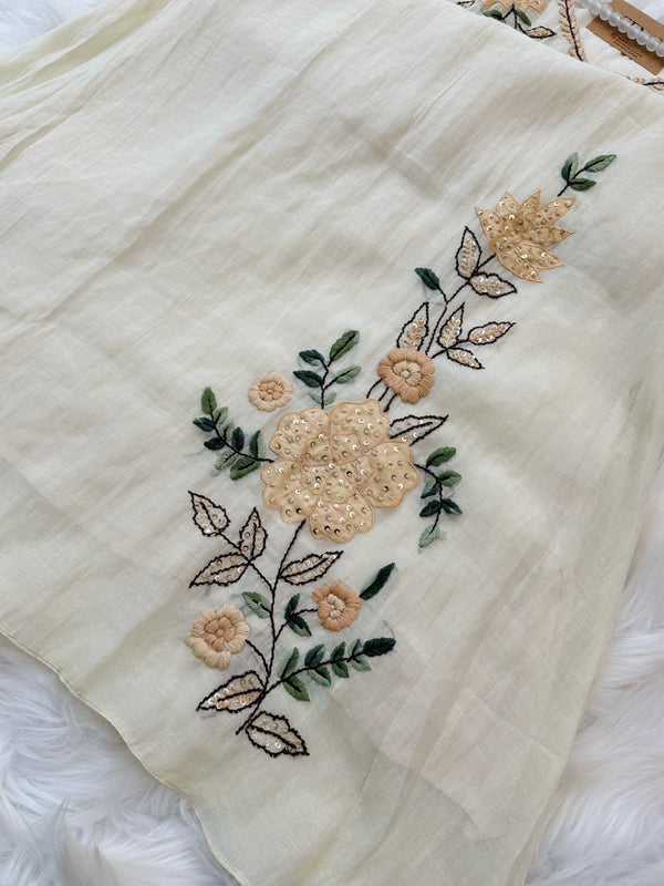 ✨ Pure Mul Chanderi Anarkali Set ✨