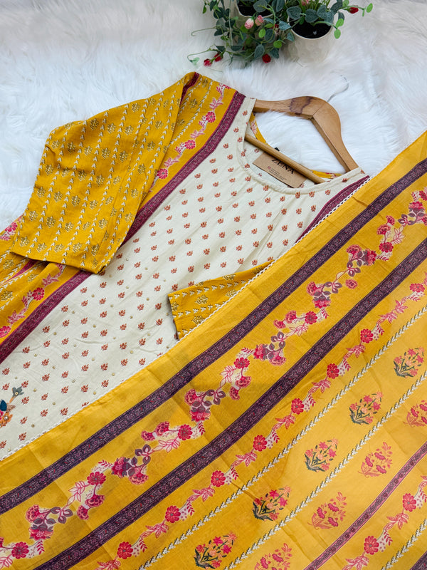 ✨ Pakistani Cotton Kurti Set ✨
