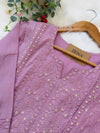 ✨ Premium Mul Chanderi Embroidered Kurti Set ✨