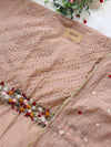 ✨ Mul Chanderi Hand Detailed Unstitched Suit ✨