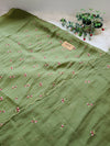 ✨ Malai Chanderi Embroidered Unstitched Suit ✨