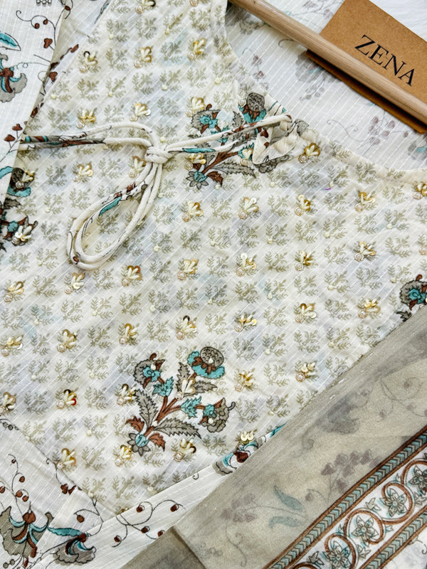 ✨ Pure Cotton Anarkali Set ✨