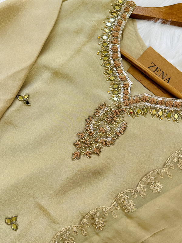 ✨ Tissue Silk Handwork Suit ✨