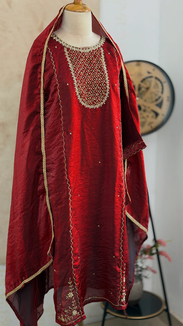 ✨ Fendy Silk Handwork Kurti Set ✨