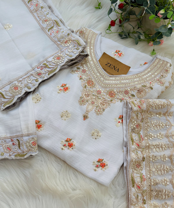 ✨ Chinnon Embroidered Party Wear Suit ✨