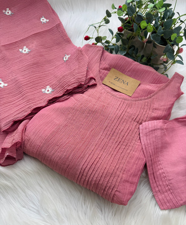 ✨ Crush Silk Embroidered Anarkali ✨