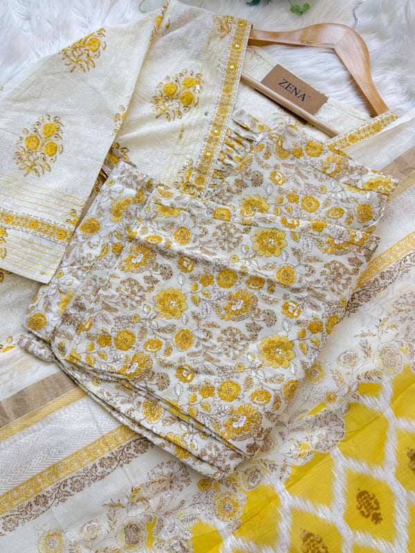 ✨ Pure Cotton Anarkali ✨