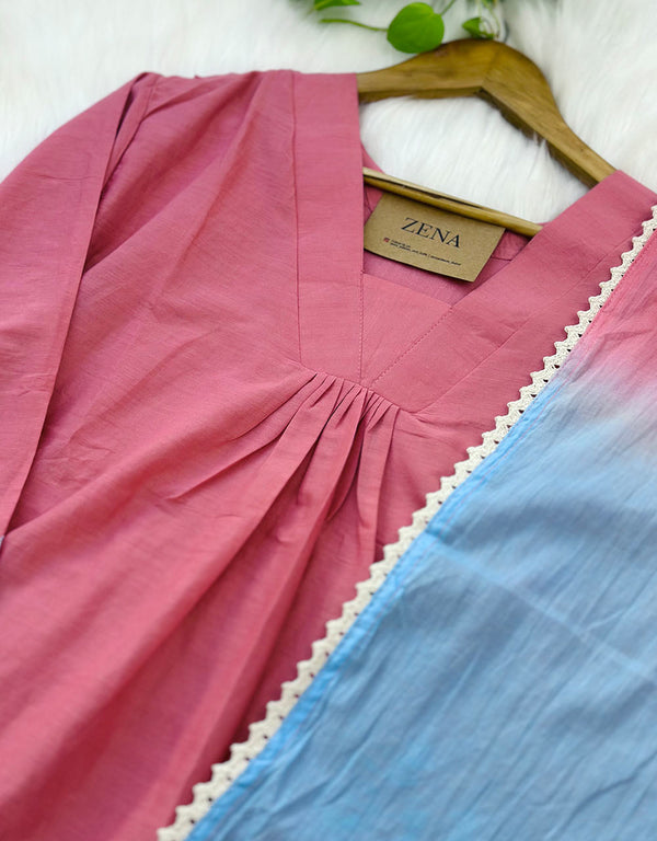 Ready to Wear Premium Mul Cotton Anarkali Kurti Set – Effortless Elegance & Comfort ✨