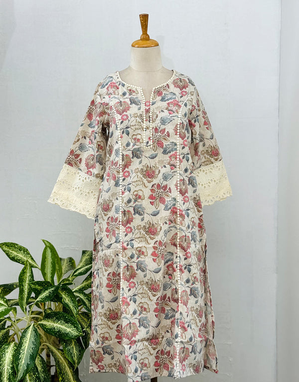 Pure Cotton Casual Wear Kurti - Effortless Comfort 🌼