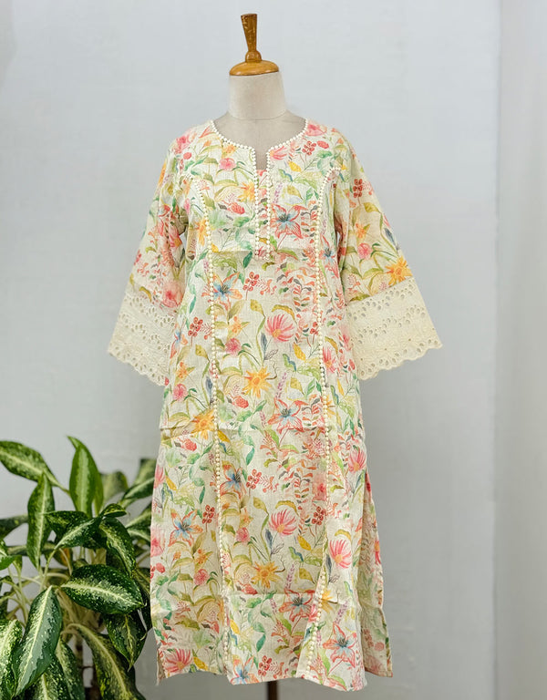 Pure Cotton Casual Wear Kurti - Effortless Comfort 🌼