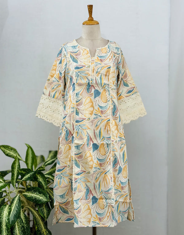 Pure Cotton Casual Wear Kurti - Effortless Comfort 🌼