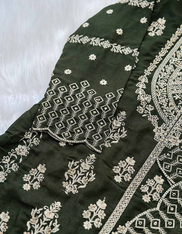 Ready-to-Wear Georgette Kurti Set with Organza Dupatta – Effortless Elegance ✨