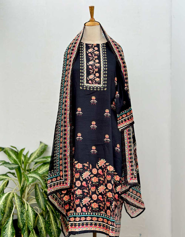 Semi-Stitched Muslin Kurti Set 🌿