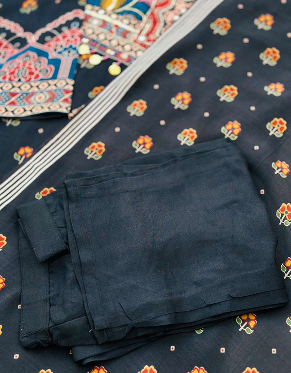 Pure Muslin Ready-to-Wear Hand Work Kurti Set – Effortless Elegance & Comfort ✨