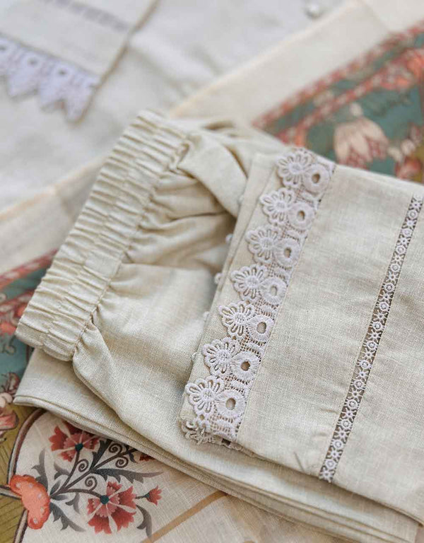 Effortless Elegance – READY TO WEAR LINEN KURTI SET ✨