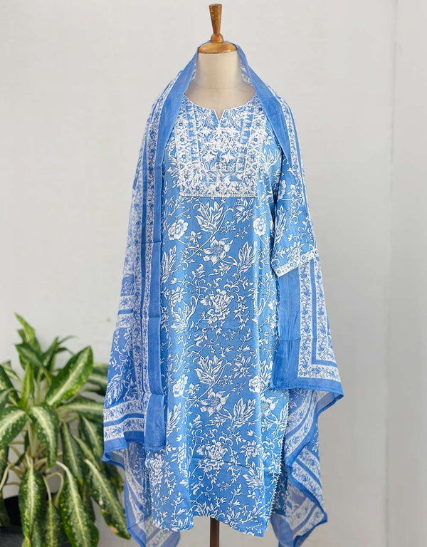 Pure Comfort – READY TO WEAR PURE COTTON KURTI SET 🌿✨