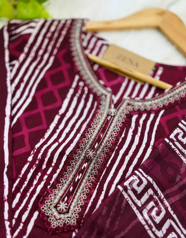 🌿 READY TO WEAR PURE COTTON KURTI SET – Comfort Meets Elegance ✨