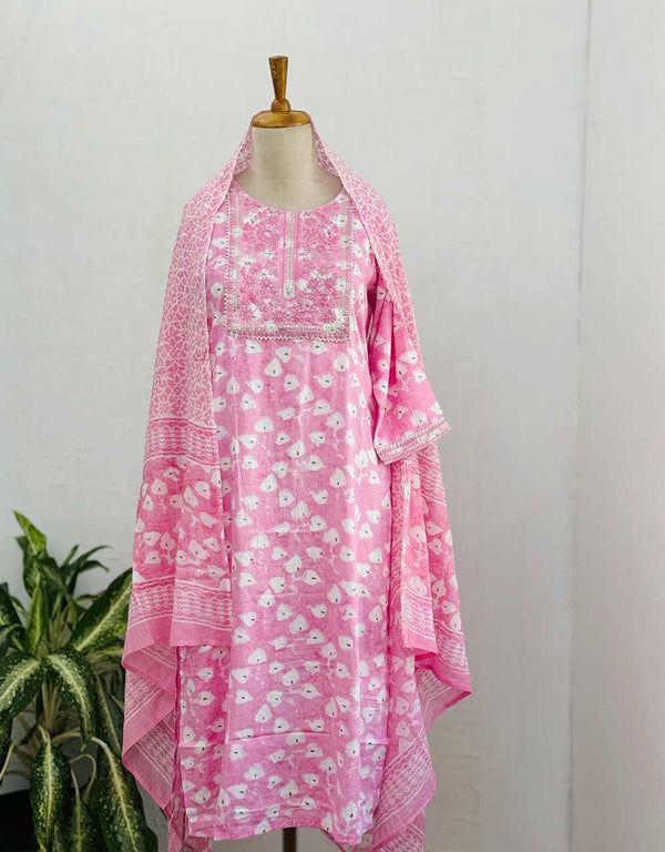 ๐ฟ Noor-e-Cotton โ Ready to Wear Pure Cotton Kurti Set ๐ค