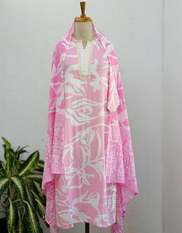 Sundar Safar โ READY TO WEAR PURE COTTON KURTI SET ๐ค๐ฟ
