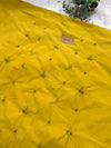 Mul Chanderi Unstitched Suit with Embroidery Details