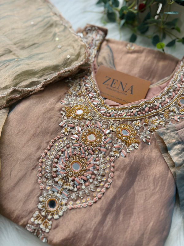 Premium Tissue Silk Handwork Suit – Timeless Elegance ✨