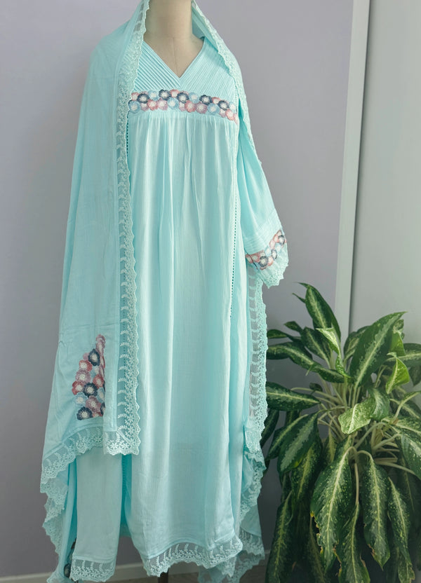 Ready-to-Wear Embroidered Anarkali Suit – Elegant Festive Outfit