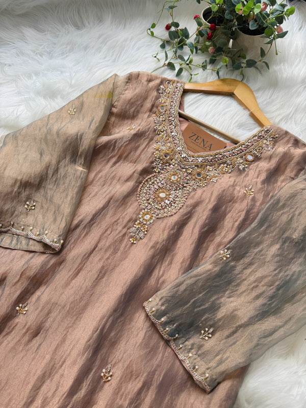 Premium Tissue Silk Handwork Suit – Timeless Elegance ✨