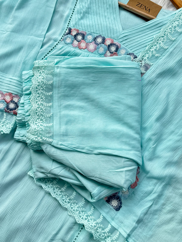 Ready-to-Wear Embroidered Anarkali Suit – Elegant Festive Outfit