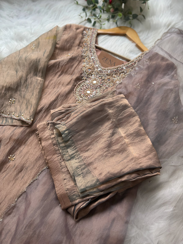 Premium Tissue Silk Handwork Suit – Timeless Elegance ✨