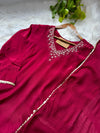 Ready-to-Wear Hand-Embroidered A-Line Kurti Set