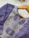 π Mul Chanderi Embroidered Anarkali Set π
