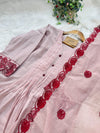 π Mul Chanderi Embroidered Anarkali Setπ