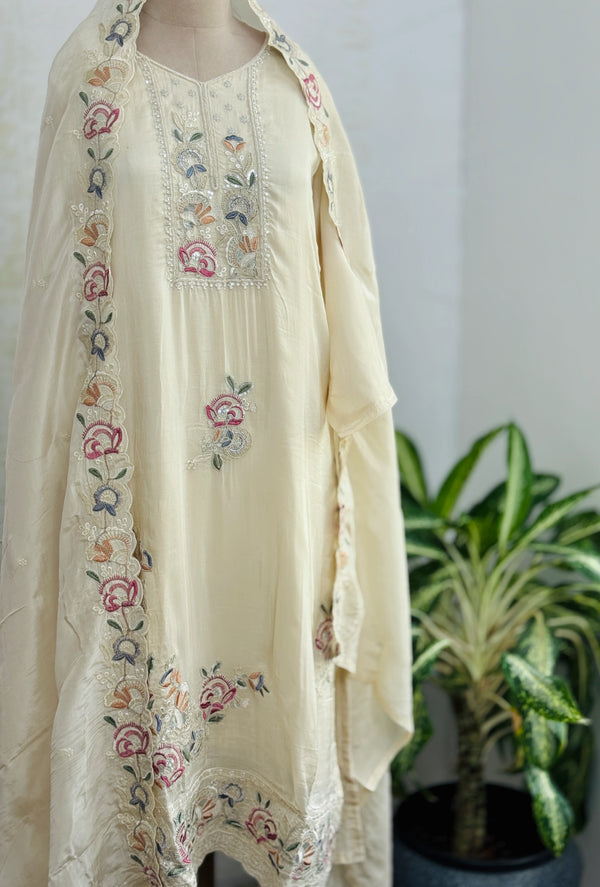 ✨ Premium Tissue Silk Embroidered Party Wear Suit ✨