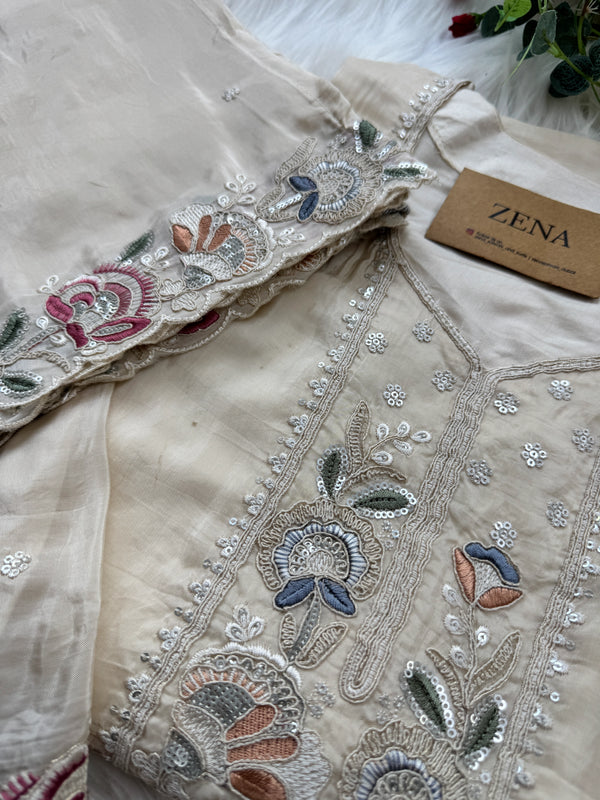 ✨ Premium Tissue Silk Embroidered Party Wear Suit ✨