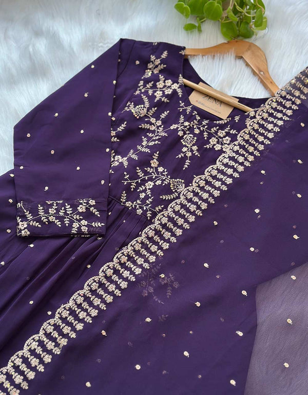 Ready-to-Wear Georgette Anarkali Kurti Set ๐