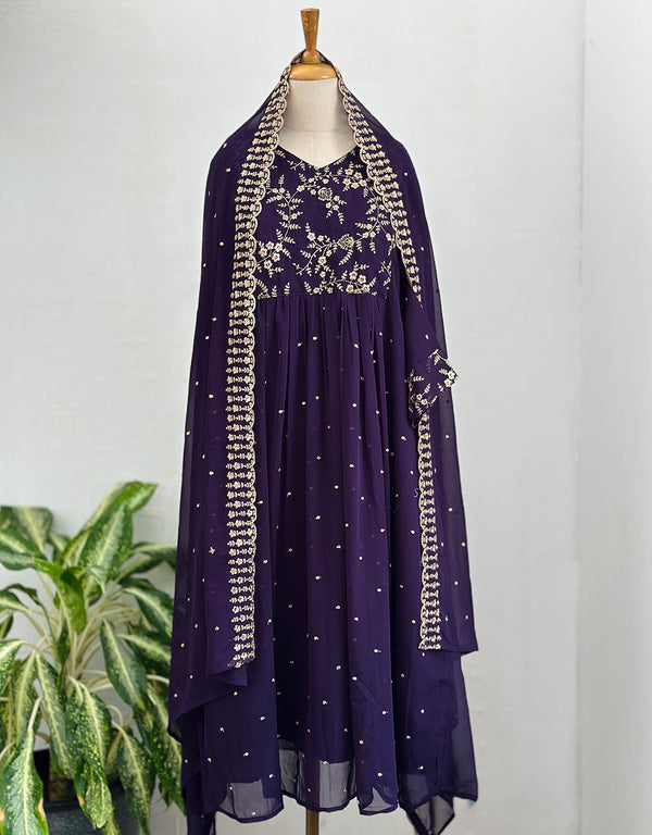 Ready-to-Wear Georgette Anarkali Kurti Set ๐