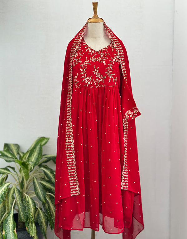 Ready-to-Wear Georgette Anarkali Kurti Set ๐