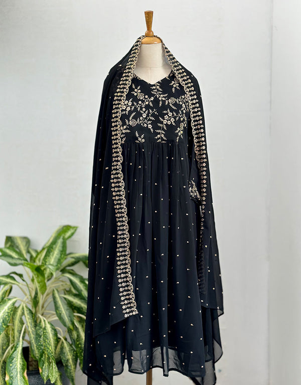 Ready-to-Wear Georgette Anarkali Kurti Set ๐