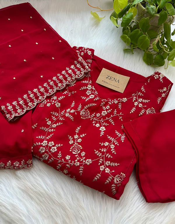 Ready-to-Wear Georgette Anarkali Kurti Set ๐