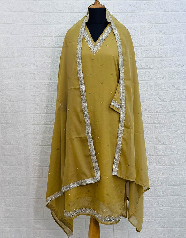 Ready-to-Wear Organza Kurti Set π