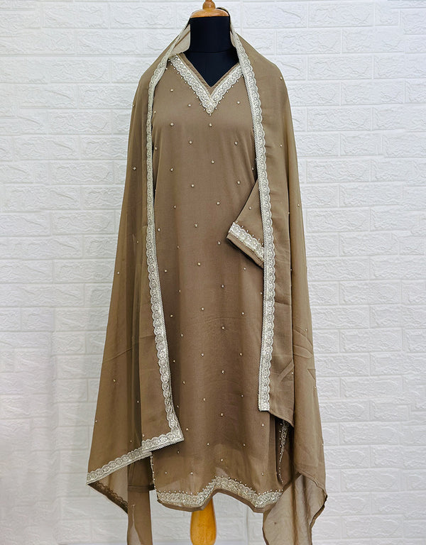 Ready-to-Wear Organza Kurti Set π