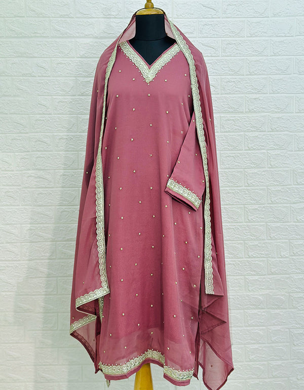 Ready-to-Wear Organza Kurti Set π