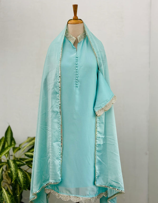 Ready-to-Wear Georgette Kurti Set - Graceful Elegance 🌟