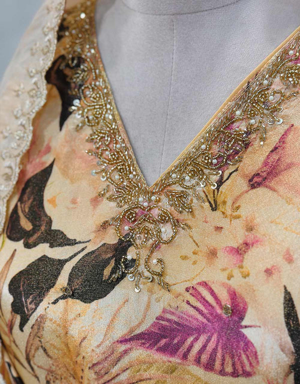 Ready-to-Wear Tissue Silk Kurti Set ๐