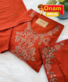 ✨ Pure Cotton Embroidery Work Kurti Set ✨